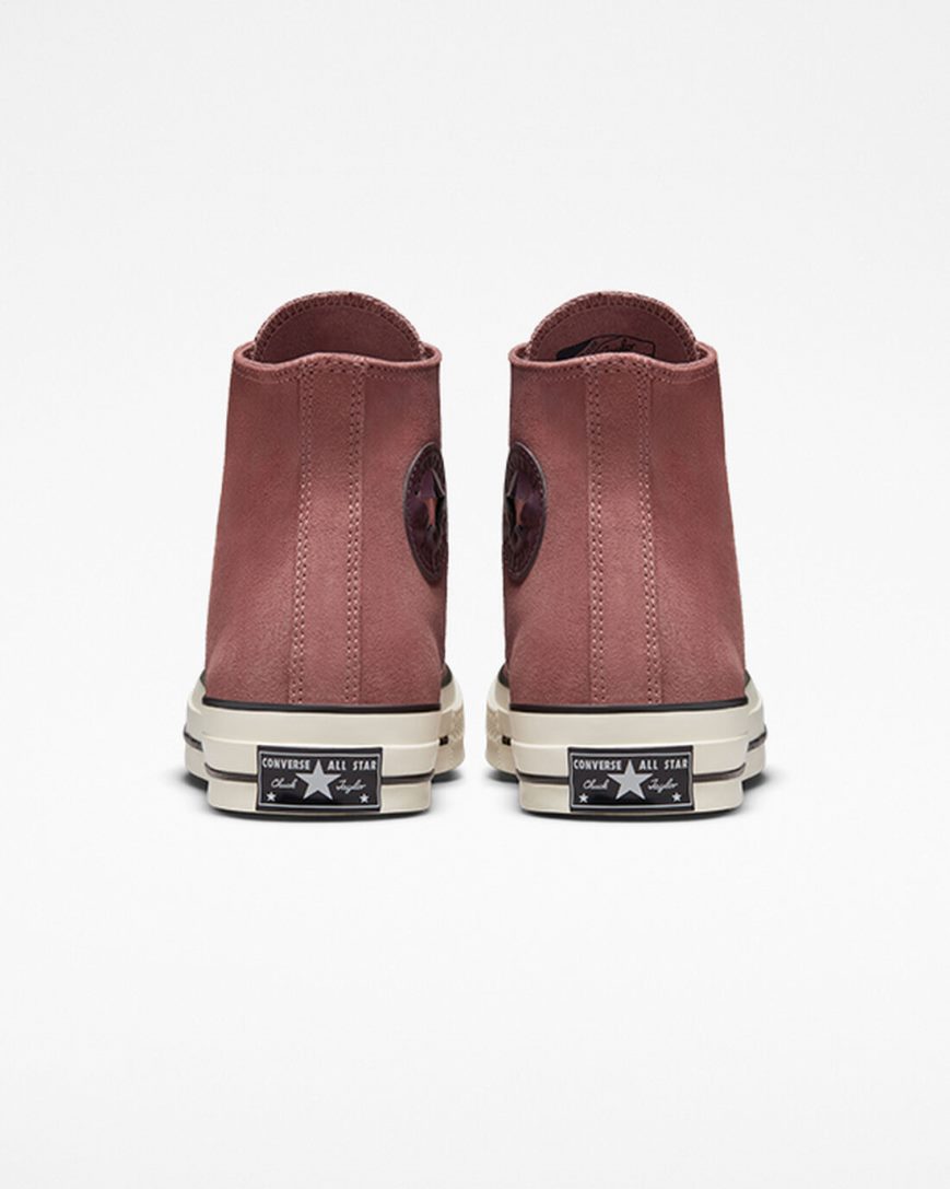 Women's Converse Chuck 70 Suede High Top Shoes Burgundy / Black | AU C0396X
